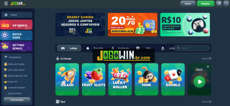 Melhores casinos online com bónus de registo
